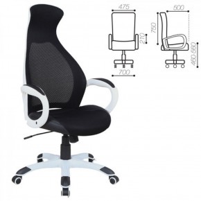Кресло офисное BRABIX PREMIUM "Genesis EX-517" (белый/черный) 531573 в Пойковском - poikovskii.ok-mebel.com | фото