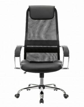 Кресло офисное BRABIX PREMIUM "Stalker EX-608 CH" (хром, ткань-сетка/кожзам, черное) 532091 в Пойковском - poikovskii.ok-mebel.com | фото 3
