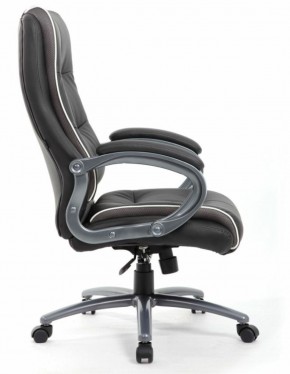 Кресло офисное BRABIX PREMIUM "Strong HD-009" (экокожа черная, ткань серая) 531945 в Пойковском - poikovskii.ok-mebel.com | фото 3