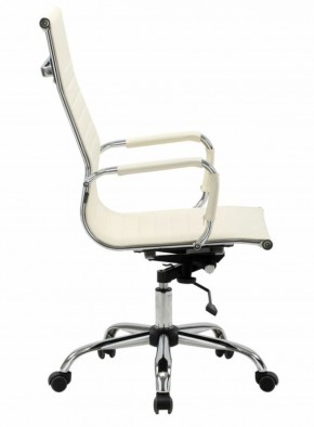 Кресло офисное BRABIX "Energy EX-509" (экокожа, хром, бежевое) 531166 в Пойковском - poikovskii.ok-mebel.com | фото 3