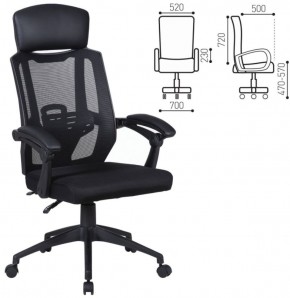 Кресло офисное BRABIX "Nexus ER-401" (черное) 531835 в Пойковском - poikovskii.ok-mebel.com | фото 2