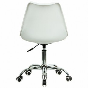 Кресло стул BRABIX "Eames MG-310 CH", хром, пластик белый, ткань серая, 532924 в Пойковском - poikovskii.ok-mebel.com | фото 4