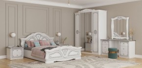Кровать 2-х спальная 1600*2000 Грация (12.116) без основания (белый/серебро) в Пойковском - poikovskii.ok-mebel.com | фото 2