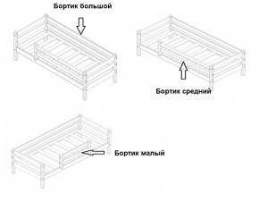 Кровать 2-х ярусная Сонечка с бортиками (лестница наклонная) в Пойковском - poikovskii.ok-mebel.com | фото 4