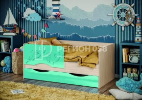 Кровать Дельфин-2 МДФ (фасад 3D) 1600 в Пойковском - poikovskii.ok-mebel.com | фото 8