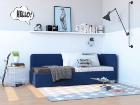 Кровать-диван Leonardo 160*70 (Синий) в Пойковском - poikovskii.ok-mebel.com | фото 6
