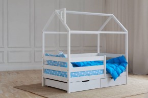 Кровать-домик 80*160 Белый в Пойковском - poikovskii.ok-mebel.com | фото 4