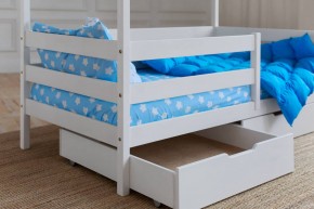 Кровать-домик 80*160 Белый в Пойковском - poikovskii.ok-mebel.com | фото 5