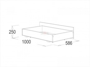 Кровать двойная Ольга 1Н + 2-а ящика (1200*2000) в Пойковском - poikovskii.ok-mebel.com | фото 3