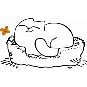 Кровать двухуровневая Кот № 900.1 ЛЕВАЯ (туя светлая/белый) в Пойковском - poikovskii.ok-mebel.com | фото 2