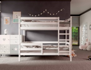 Кровать двухъярусная без крыши 80*190 Белый в Пойковском - poikovskii.ok-mebel.com | фото 2
