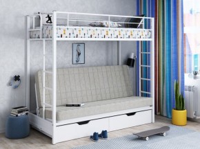 Кровать двухъярусная с диваном "Мадлен-ЯЯ" с ящиками в Пойковском - poikovskii.ok-mebel.com | фото 1