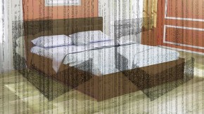 Кровать интерьерная Лита с латами 1600*2000 в Пойковском - poikovskii.ok-mebel.com | фото 4