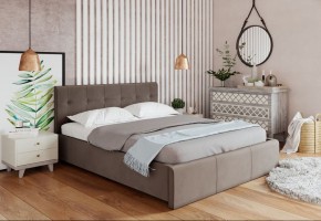 Кровать Изабелла с латами Newtone cacao 1400x2000 в Пойковском - poikovskii.ok-mebel.com | фото 2