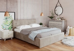 Кровать Изабелла с латами Newtone light beige 1400x2000 в Пойковском - poikovskii.ok-mebel.com | фото 2