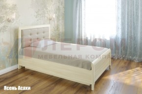 Кровать КР-1031 с мягким изголовьем в Пойковском - poikovskii.ok-mebel.com | фото