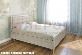 Кровать КР-2033 с мягким изголовьем в Пойковском - poikovskii.ok-mebel.com | фото