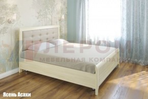 Кровать КР-2034 с мягким изголовьем в Пойковском - poikovskii.ok-mebel.com | фото 2