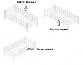 Кровать одноярусная Сонечка (800*1900) модульная в Пойковском - poikovskii.ok-mebel.com | фото 3