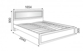 Кровать 1.6 Беатрис М10 с мягкой спинкой и ортопедическим основанием (дуб млечный) в Пойковском - poikovskii.ok-mebel.com | фото 3