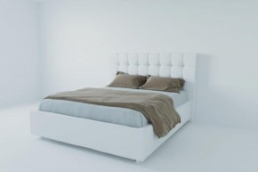 Кровать Венеция без основания 800 (экокожа белая) в Пойковском - poikovskii.ok-mebel.com | фото