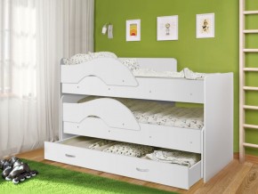 Кровать выкатная Радуга 800*1600 (Матрешка) Белый в Пойковском - poikovskii.ok-mebel.com | фото 27