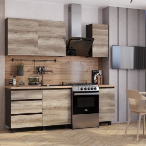 Кухня Энигма 1.6 м (венге/дуб каньон) в Пойковском - poikovskii.ok-mebel.com | фото