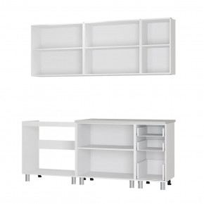 Кухня Рио 2.0 (Белый/F02) в Пойковском - poikovskii.ok-mebel.com | фото 2
