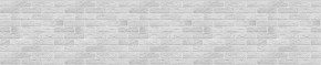 Кухонный фартук 610х3000х1,5 (композит) КМ Кирпич серый в Пойковском - poikovskii.ok-mebel.com | фото 1
