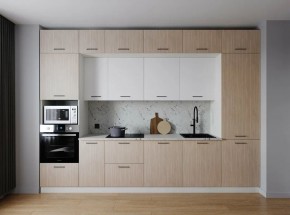 Кухонный гарнитур Демо 3400 (Стол. 38мм) в Пойковском - poikovskii.ok-mebel.com | фото