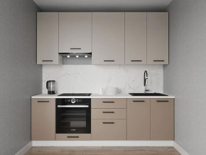 Кухонный гарнитур Каппучино 2400 h950 (Стол. 26мм) в Пойковском - poikovskii.ok-mebel.com | фото