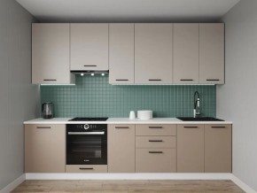 Кухонный гарнитур Каппучино 3000 h950 (Стол. 38мм) в Пойковском - poikovskii.ok-mebel.com | фото