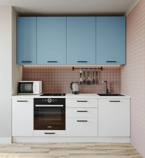 Кухонный гарнитур Капри 2200 h950 (Стол. 26мм) в Пойковском - poikovskii.ok-mebel.com | фото