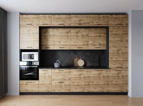 Кухонный гарнитур Крафт 3400 (Стол. 26мм) в Пойковском - poikovskii.ok-mebel.com | фото
