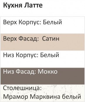 Кухонный гарнитур Латте 1200 (Стол. 38мм) в Пойковском - poikovskii.ok-mebel.com | фото 3