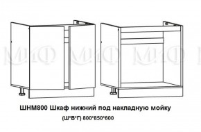 ЛИЗА-2 Кухонный гарнитур 1,6 Белый глянец холодный в Пойковском - poikovskii.ok-mebel.com | фото 6