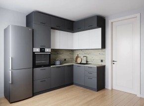 Кухонный гарнитур Меренга 2200*1700 (Стол. 26мм) в Пойковском - poikovskii.ok-mebel.com | фото