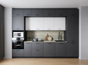 Кухонный гарнитур Меренга 3400 (Стол. 26мм) в Пойковском - poikovskii.ok-mebel.com | фото