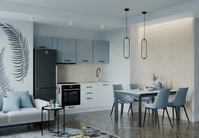 Кухонный гарнитур Ниагара 2550 (Стол. 26мм) в Пойковском - poikovskii.ok-mebel.com | фото