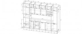Кухонный гарнитур Санторини 3400 (Стол. 38мм) в Пойковском - poikovskii.ok-mebel.com | фото 2
