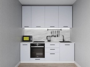 Кухонный гарнитур Смоки 2200 h950 (Стол. 26мм) в Пойковском - poikovskii.ok-mebel.com | фото