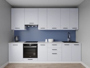 Кухонный гарнитур Смоки 2400 h950 (Стол. 26мм) в Пойковском - poikovskii.ok-mebel.com | фото