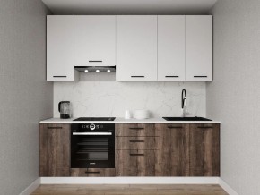 Кухонный гарнитур Старое Дерево 2400 h950 (Стол. 26мм) в Пойковском - poikovskii.ok-mebel.com | фото