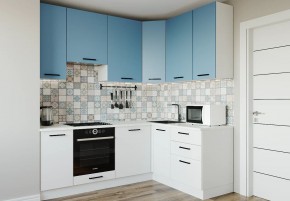 Кухонный гарнитур угловой Капри 2200х1600 h950 (Стол. 26мм) в Пойковском - poikovskii.ok-mebel.com | фото