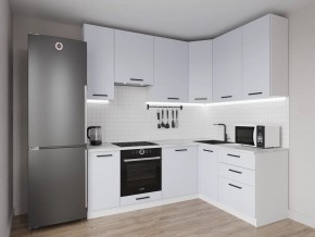 Кухонный гарнитур угловой Смоки 2200*1600 h950 (Стол. 38мм) в Пойковском - poikovskii.ok-mebel.com | фото