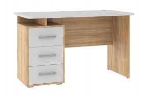 ЛАЙТ 2 Стол компьютерный (1200)  дуб сонома/белый в Пойковском - poikovskii.ok-mebel.com | фото