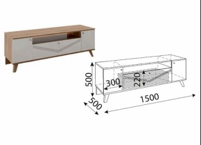 Лимба (гостиная) М05 ТВ-тумба в Пойковском - poikovskii.ok-mebel.com | фото