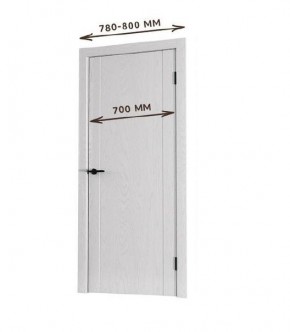 Межкомнатная дверь Bolivar Роялвуд белый (комплект) 700 в Пойковском - poikovskii.ok-mebel.com | фото