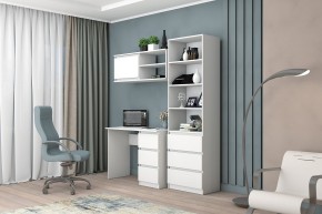 Модульная система Хилтон (Белый текстурный) в Пойковском - poikovskii.ok-mebel.com | фото 2