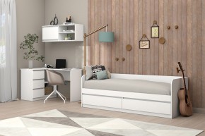Модульная система Хилтон (Белый текстурный) в Пойковском - poikovskii.ok-mebel.com | фото 5